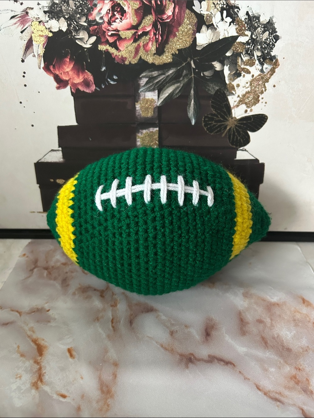 Custom Football Plush made to order (no two will look exactly alike)